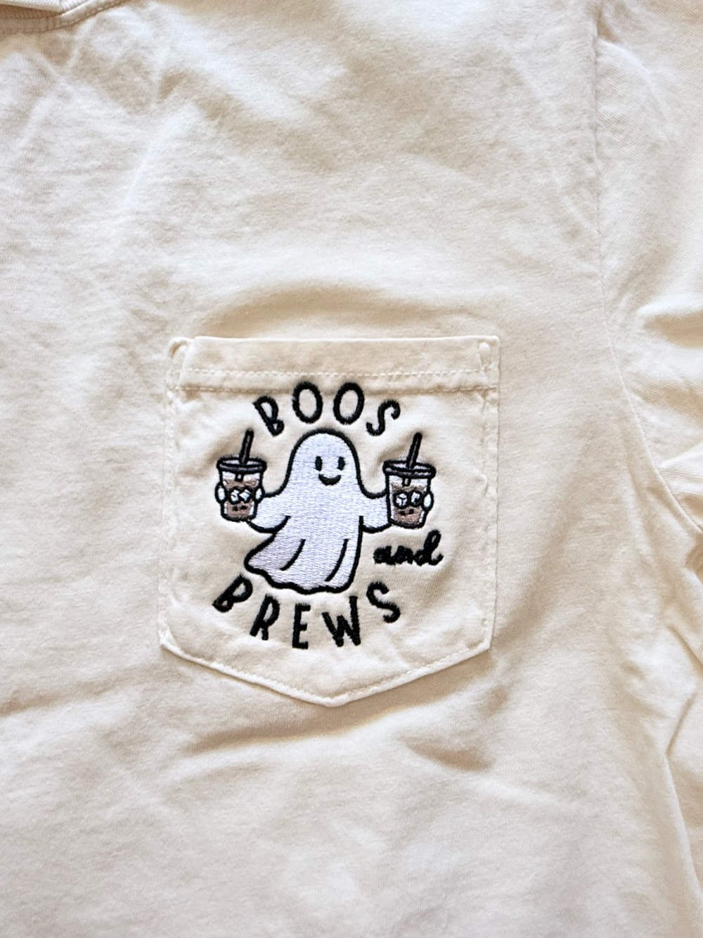 Boos and Brews Pocket Tee - Picture 2 of 3